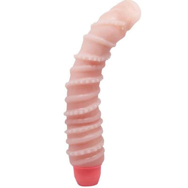Dildo realistico con vibrazioni multiple e ventosa, stimolazione a spirale